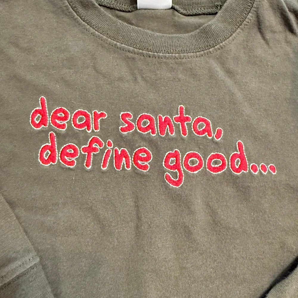 Gymboree baby dear Santa define good long sleeve‎ shirt 2T